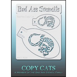 Bad Ass Copy Cat Stencil 9034